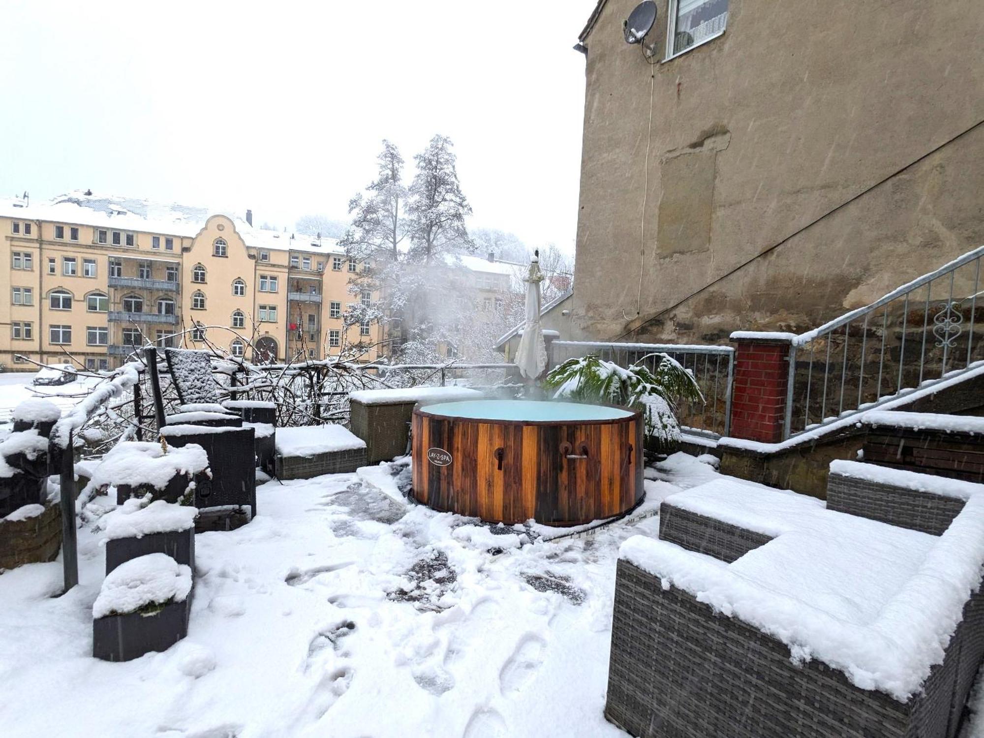 Zi1 - Urlaubsmagie - Erholung Mit Whirlpool & Sauna Sebnitz Kültér fotó