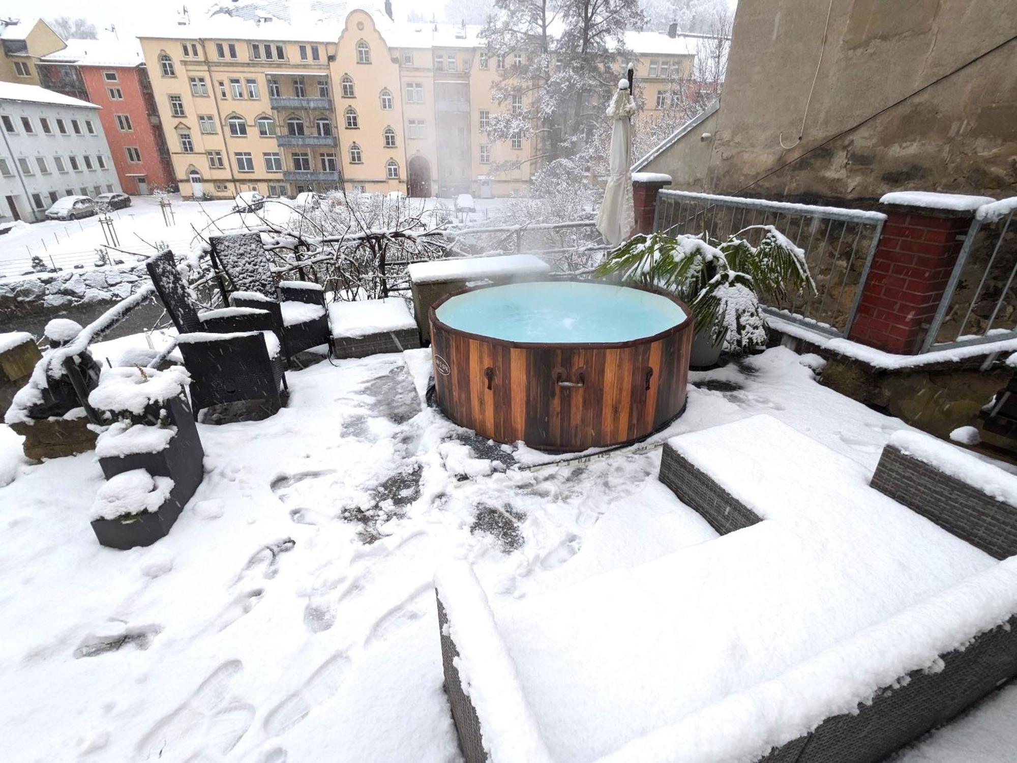 Zi1 - Urlaubsmagie - Erholung Mit Whirlpool & Sauna Sebnitz Kültér fotó